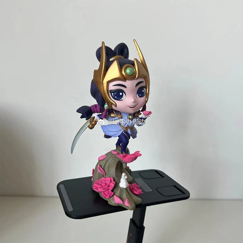 Original League of Legends Animation Game Peripheral Toys Jinx Teemo Poppy Vi Anime Action Model Figures Ornament Collection