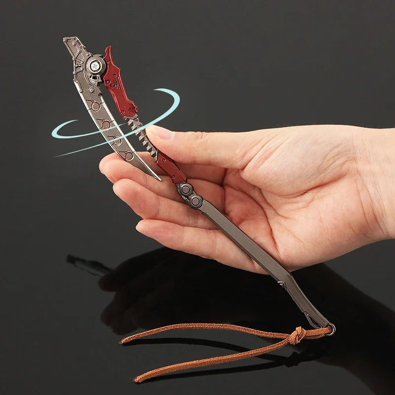 Apex Legends Heirloom Weapon Keychain18cm Dead Man's Curve Game Swords Metal Model 1 Real Katanas Coaplay Prop Gifts Toys Knife