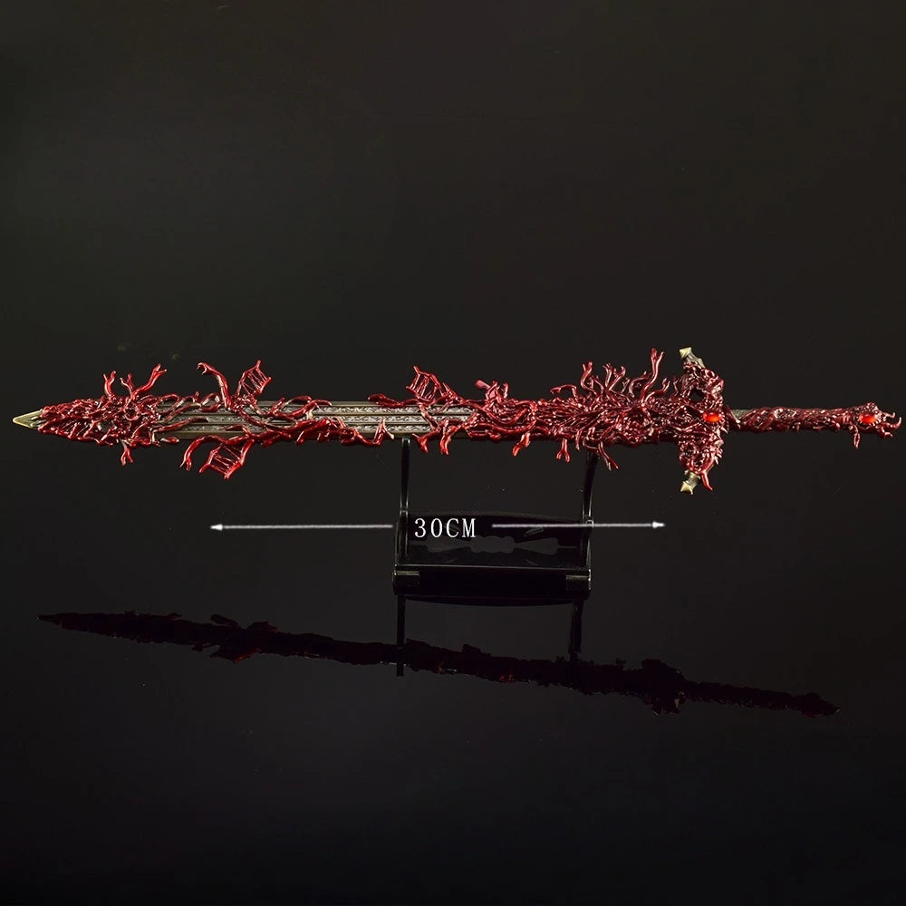 30CM Blasphemous Blade Game Peripheral Rykard Model All-metal Ornaments Sword Desktop Ornament Decoration Gift Collections Toy