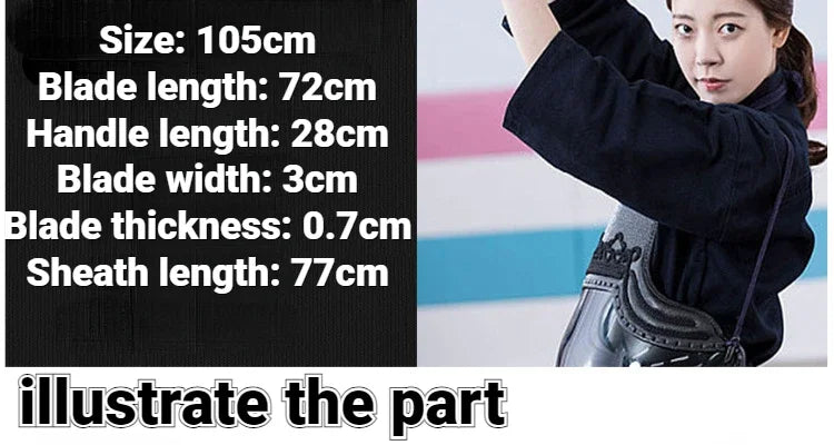 Japanese Katanas Wood Kendo Bamboo Knife Fighting Tools Training Sword Wushu Sports Entertainment Martial Arts Weapons Equipment