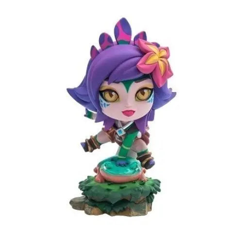 Original League of Legends Animation Game Peripheral Toys Jinx Teemo Poppy Vi Anime Action Model Figures Ornament Collection