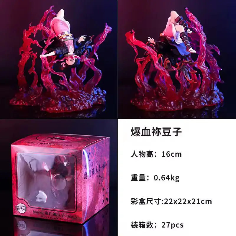 Hot Ghost Annihilation Blade Gk Blood Ghost Art, Bloody Bean Special Effect Scene Model, Cartoon Desktop Ornament Handmade