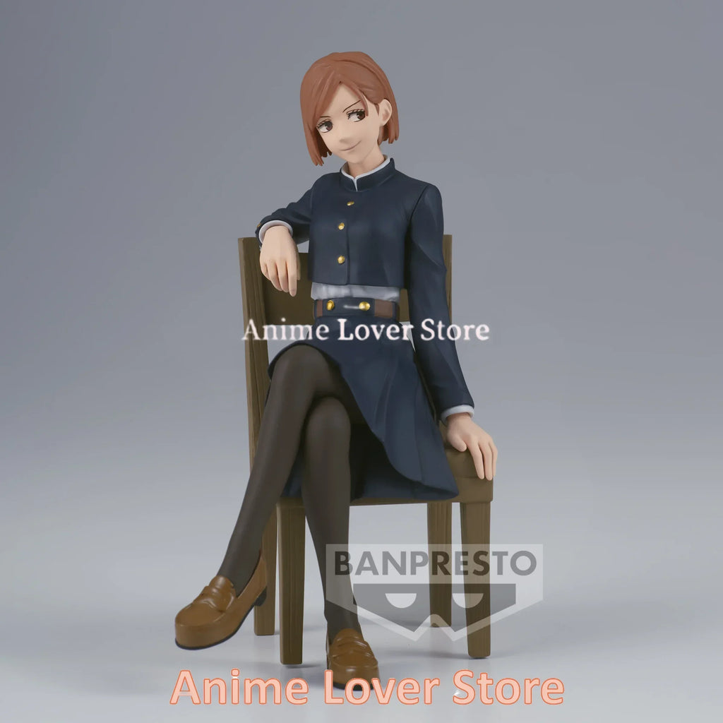 Original Bandai Banpresto Break Time Jujutsu Kaisen Fushiguro Megumi Satoru Gojo Itadori Yuji Kugisaki Nobara Anime Figures Toy