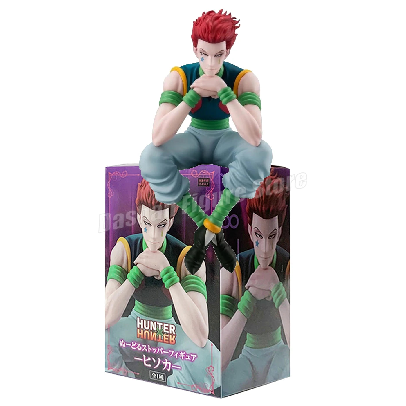 14cm Phantom Troupe Chrollo Action Figure Hunter×Hunter Noodle Stopper Kurapika Figures Model Toys PVC Collection Car Ornaments
