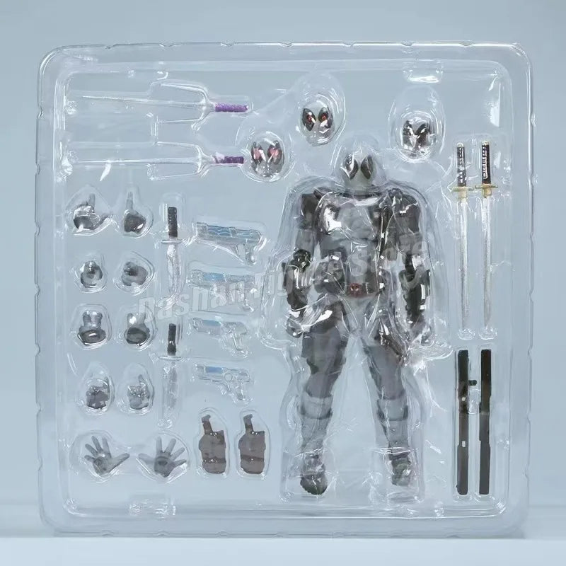Amazing Yamaguchi 025EX Deadpool 3 Action Figure PVC Collection 15cm Revoltech Wade Winston Wilson Movable Figures Model Toys