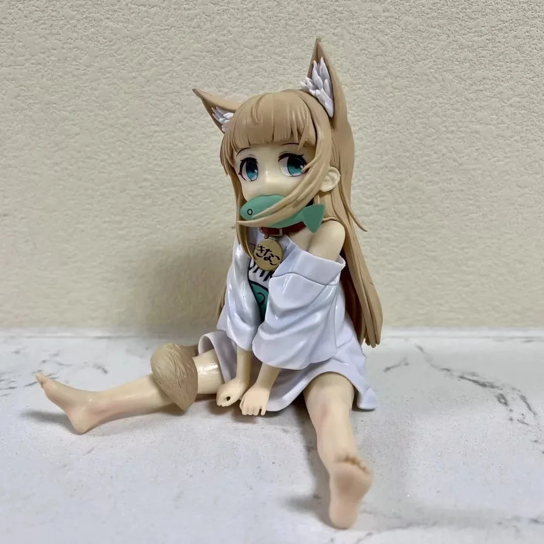 My Cat Is a Lovely Girl Anime Girl Figures Cat Ear Girl Kawaii Action Figure Collection Figurines Cute Model Doll Gift Kids Toys