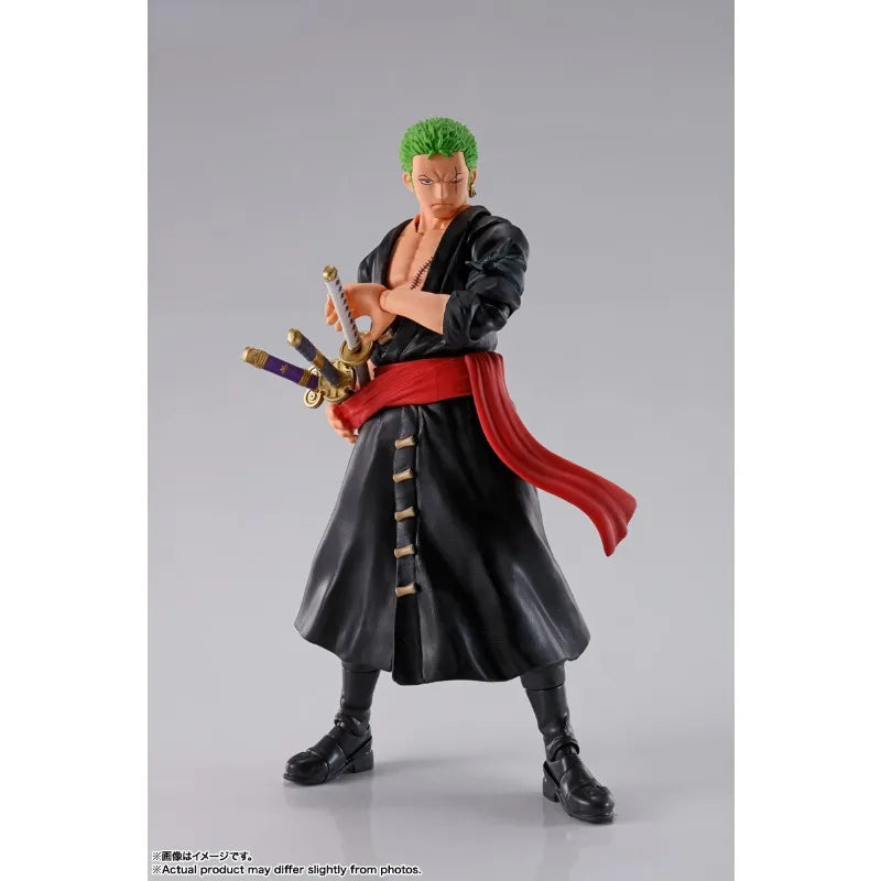 In Stock Genuine Bandai SHF One Piece Series Luffy Zoro Sanji Yonko Kaido Kid Trafalgar Law Action Figures Hand Model Collection