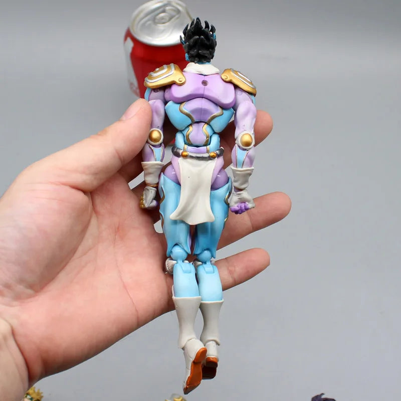 Anime JoJo's Bizarre Adventure Figures Star Platinum Kujo Jotaro Action Figure Collection Jonathan Joestar Dio Brando Model Toys
