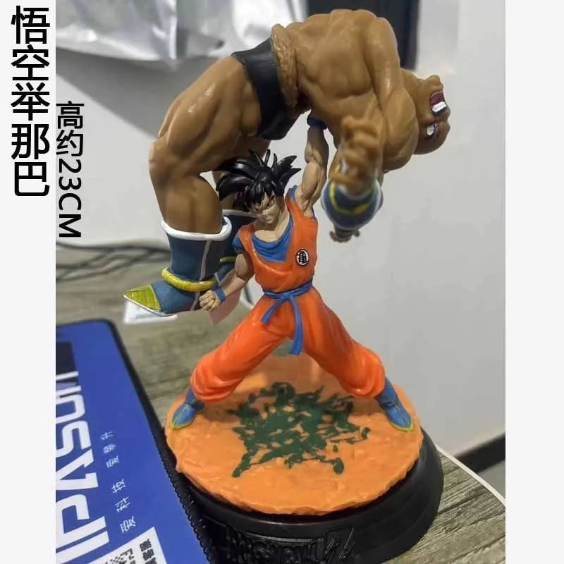 23cm Anime Dragon Ball Z Son Goku Nappa Piccolo Figures Pvc Gk Statue Action Figures Toys For Kids Collector Super Saiyan Gift