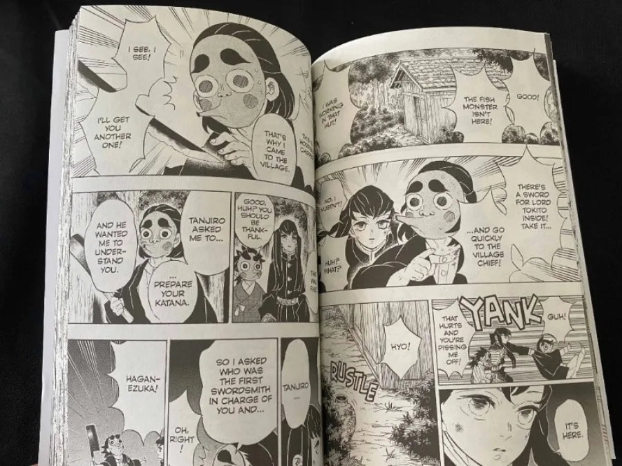 Anime Demon Slayer Volumes Yaiba Japanese Teen Fantasy Science Mystery Suspense Manga Comic Books English