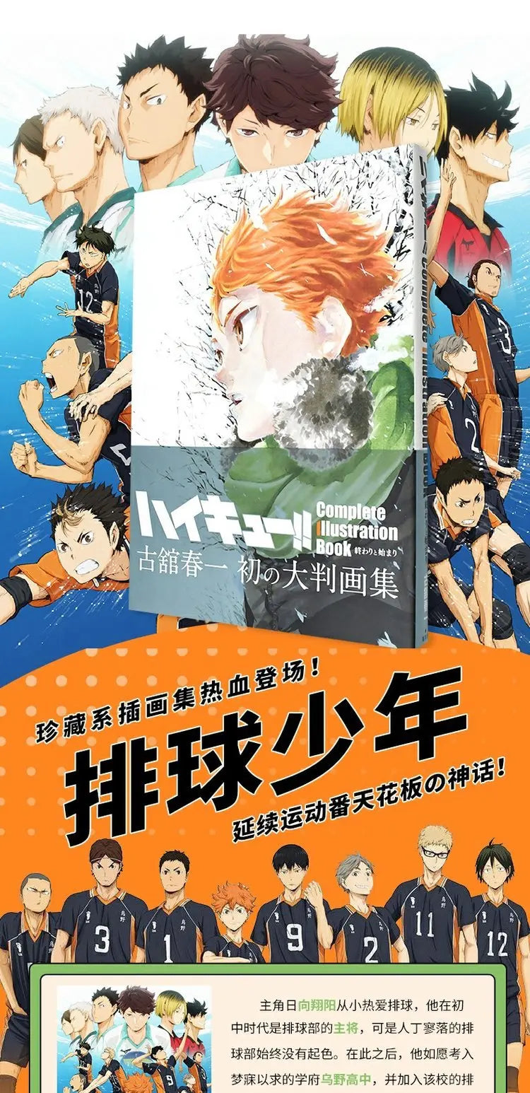 Japan Anime Haikyu Art Collection Cartoon Book Japanese Edition Comic Book Hinata Shoyo japanes