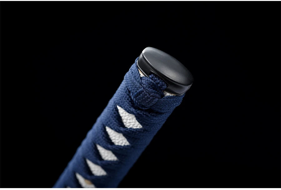 Masahiro Katanas Folded Blue Blade Home Decoration Swords Handmade Full Tang 41 Inch Last Warrior Swords