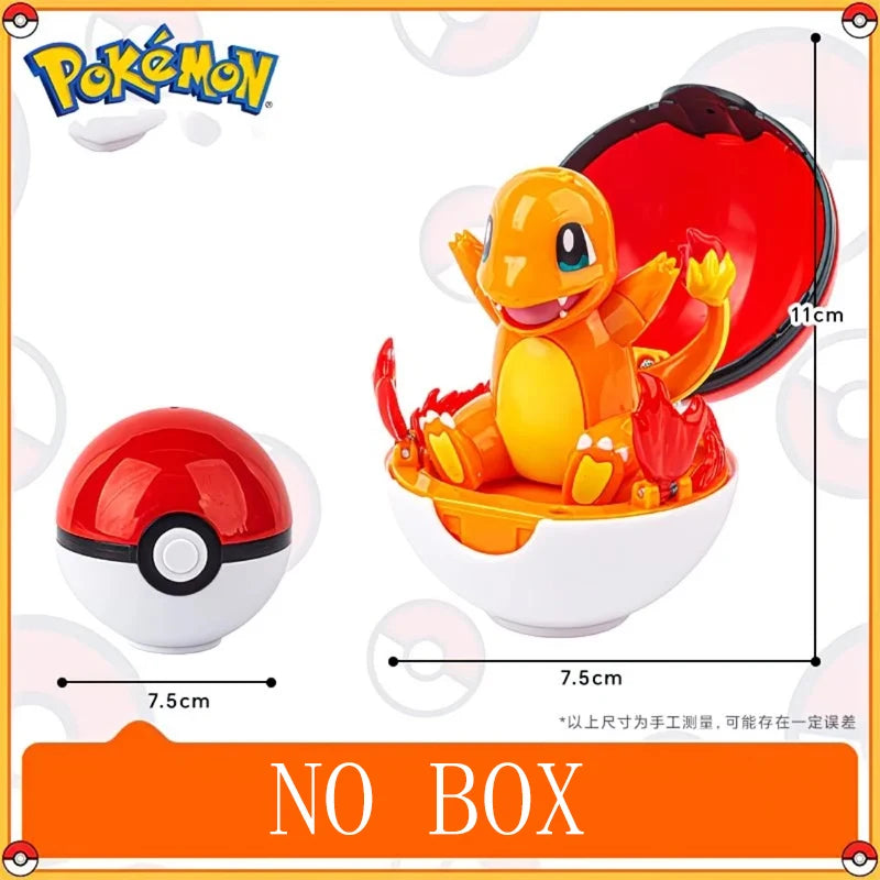 Pokemon  Genuine 6 Different Styles Toy Set Pokeball Pocket Monster Pikachu Eevee Charizard Gyarados Blastoise Figures Model