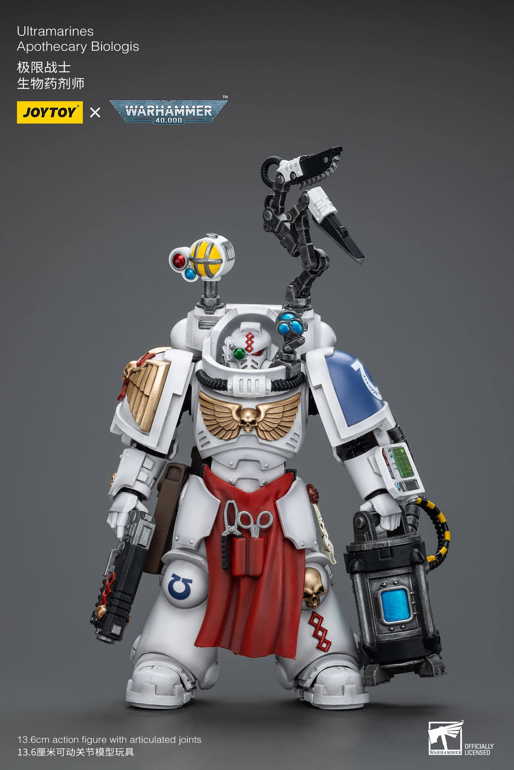 [Pre Order]JOYTOY Warhammer 40K 1/18 Action Figure Ultramarines Apothecary Biologis Anime figures Toys Collection