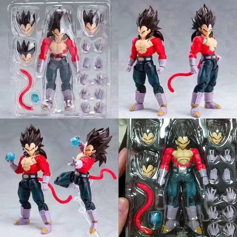 Anime Super Dragon Ball Heroes Figures Combats Vegeta Action Figure Bejita Movable Collection Doll Shf Saiyan Vegeta Model Toys