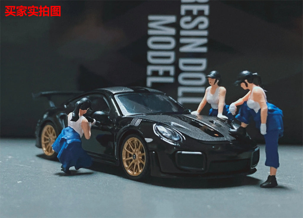 TIME MICRO MoreArt 1:64  Model Car Figures for Display&Collection Repair Women Set Scene for Display & Collection & Decoration