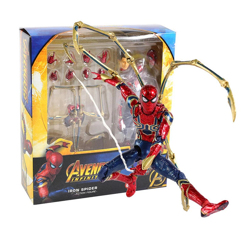 AMAZING YAMAGUCHI Spiderman Gwen Stacy Action Figure Spider Gwen PVC Model Spider-Man Across the Spider-Verse Miles Morales Toys