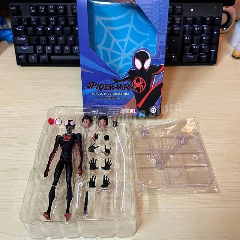 SHF Miguel O'Hara Miles Gwen Action Figure PVC Movable Collection Across the Spider-Verse Figures Superhero CT O Hara Model Toys