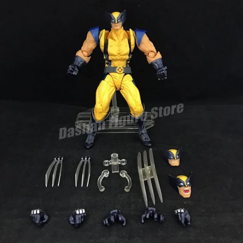 Amazing Yamaguchi 025EX Deadpool 3 Action Figure PVC Collection 15cm Revoltech Wade Winston Wilson Movable Figures Model Toys