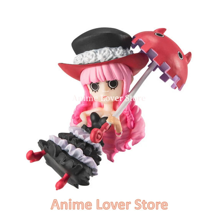 Bandai Original One Piece Gashapon Devil Fruits Vo.8 Zoro Perona Franky Mihawk Sunny Brook Anime Figures Toys for Kids Gift