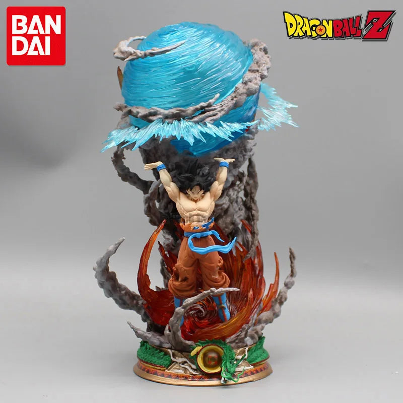 25cm Dragon Ball GK Anime Figure Goku Genki Bomb Luminous Super Saiya Action Figures Collection Model doll Toy Christmas Gift