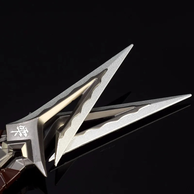 6.3in Valorant Katana Swords Real Size Japanese Samurai Sabre Alloy Knife Sword Anime Cosplay Prop Katana Home Decoration Gift