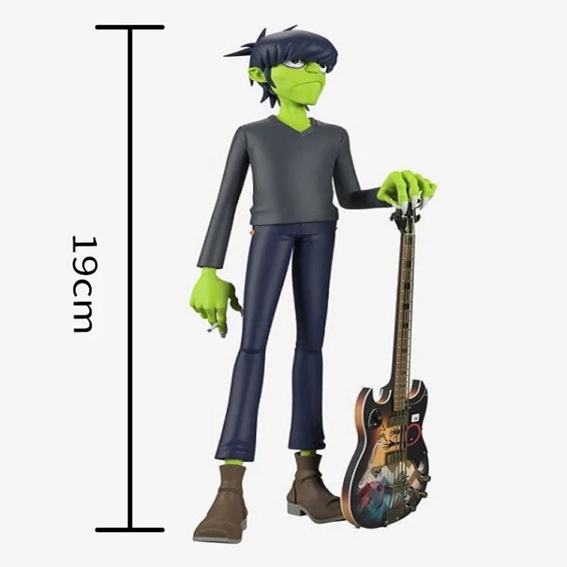 UK Virtual Gorillaz Band Action Figure HIP HOP Rock Band Member Resin Collection 2D Noodle Murdoc Russel Figures Model Toy Gifts