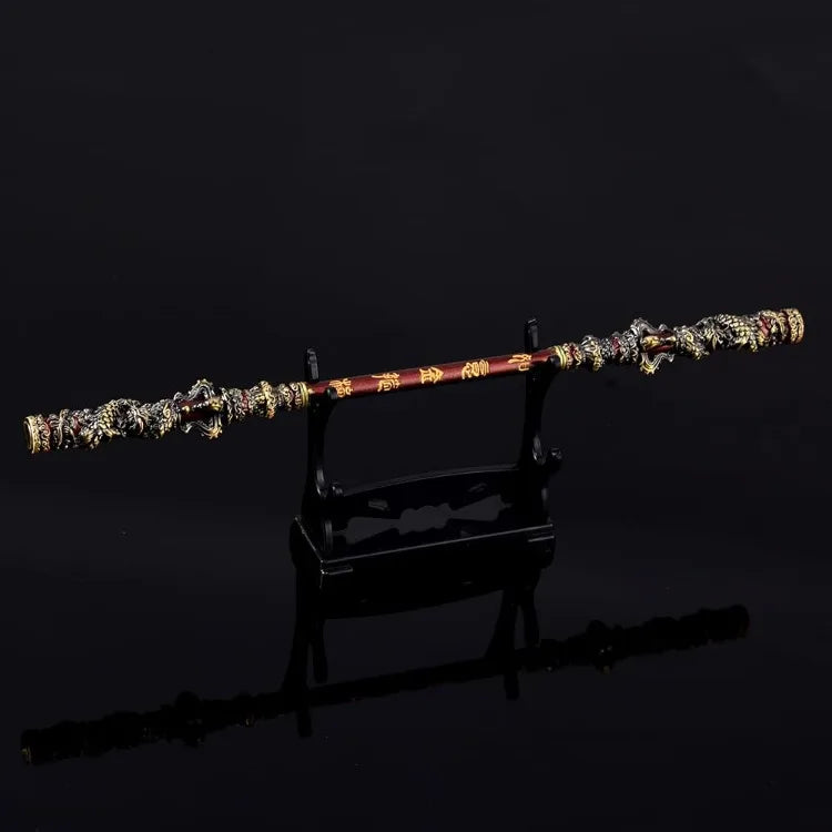 Black Myth Wukong Katana Sword Golden Hoop Stick Real Steel Sword Iron Real Size Weapon Cosplay Prop Decoration Craft Anime Gift