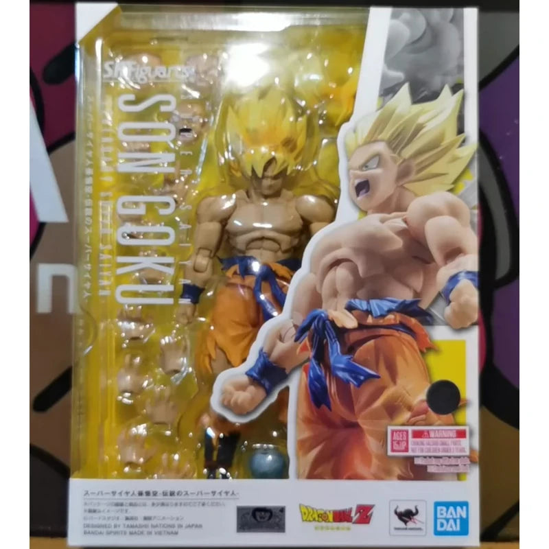100%Original BANDAI S.H.Figuarts Son Gohan Vegeta Android 16  Frieza Turles Dodoria Dragon Ball Z Action Figures Model Toys