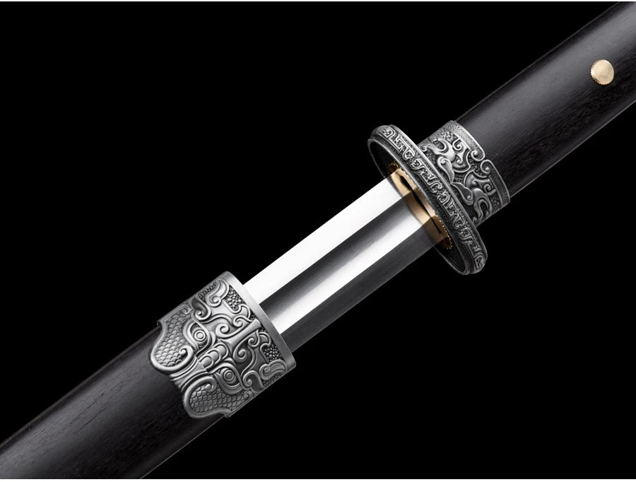 Chinese Tang Sword 1060 High Carbon Steel Blade Real Full Tang Sharp Ready Battle Warrior Jian Swords Training Katanas