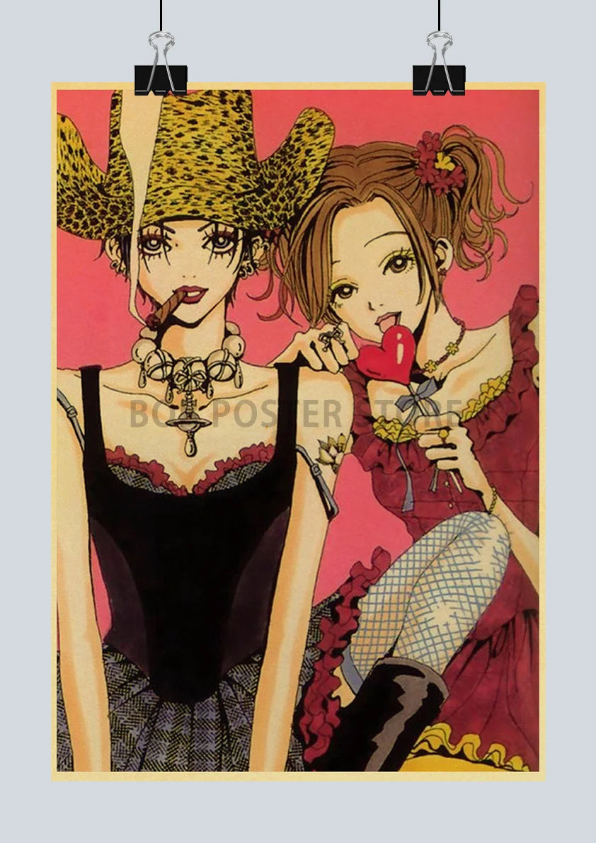 NANA Retro Kraft Paper Poster