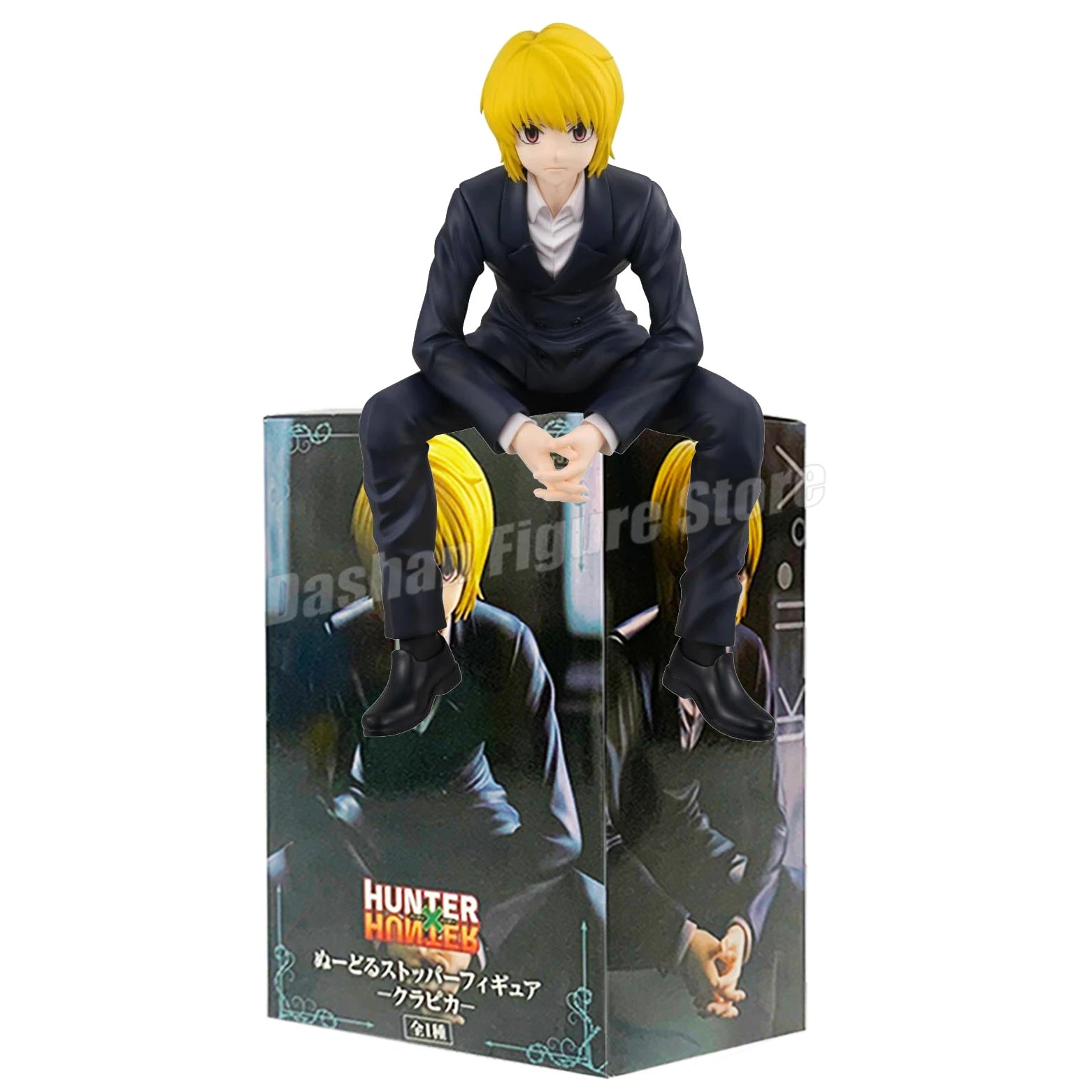 14cm Phantom Troupe Chrollo Action Figure Hunter×Hunter Noodle Stopper Kurapika Figures Model Toys PVC Collection Car Ornaments