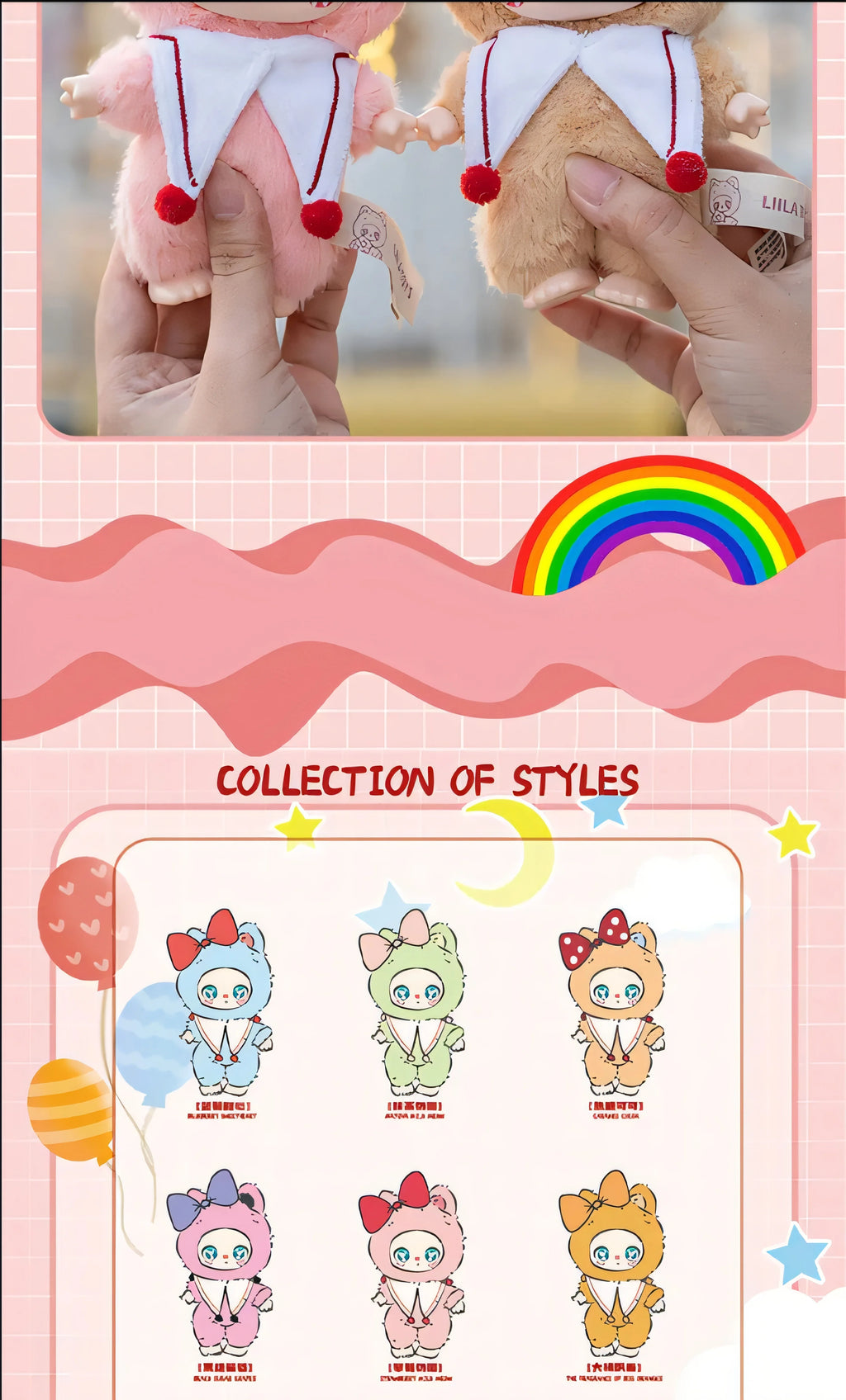 Genuine Liila'S Lucky Cat V3 Serise Blind Box Cute Vinyl Plush Pendant Doll Trendy Toys Lovely Mystery Box Figure Doll Gift