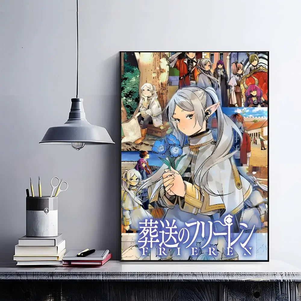Frieren Retro Anime Poster