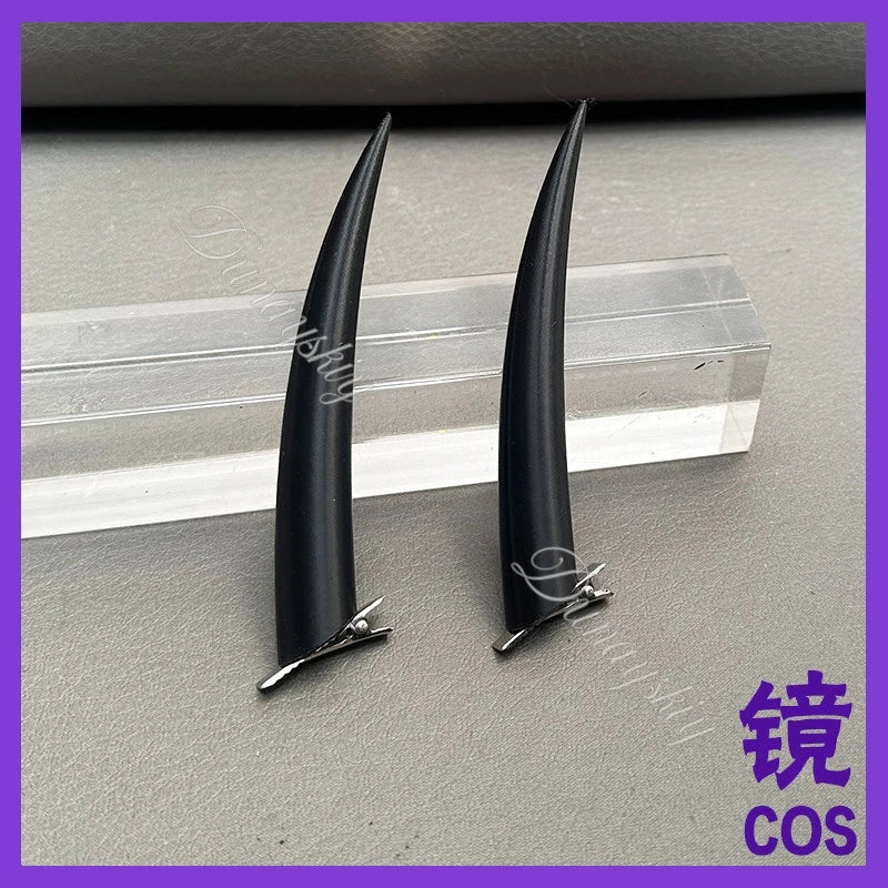 Anime Tensurai Cosplay Prop Benimaru Shuna Shion Souei Cosplay Prop 3D Printed Clip-on Horn Cosplay Accessory Halloween Stage