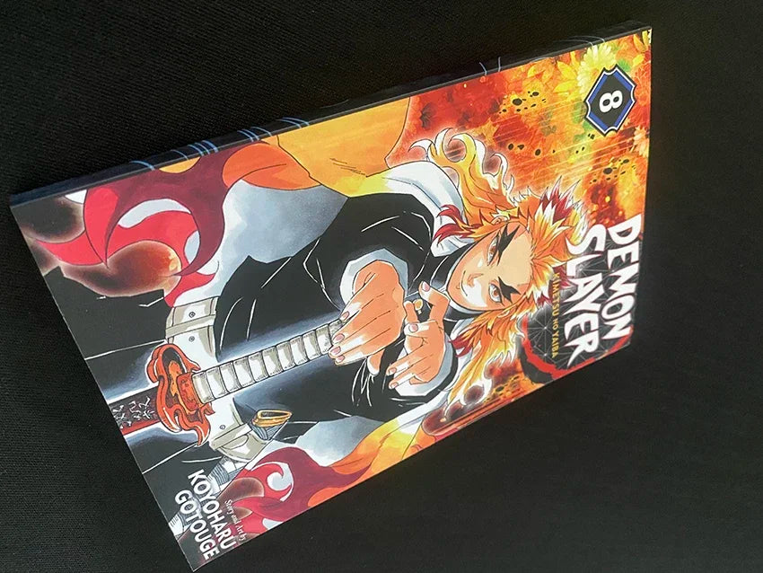1 Book Japanese Anime Demon Slayer Kimetsu No Vol 8 Youth Manga Book English Comic Book Set Livre