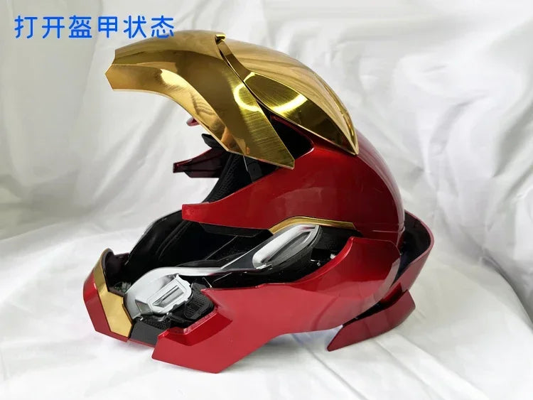 1:1 Iron Man Mk50 Mk17helmet Wearable Voice-Activated Deformation Helmet Around Marvel Animation Derivatives Model Toy Gift
