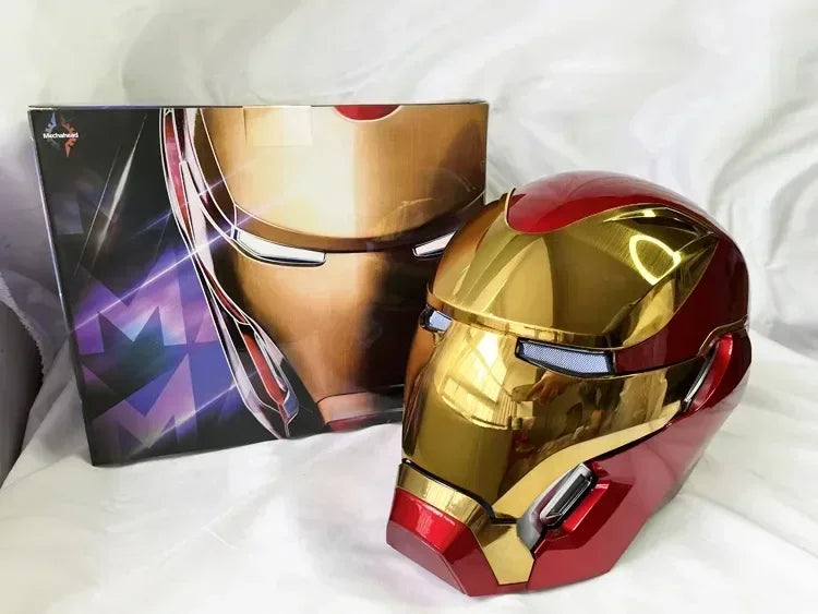 1:1 Iron Man Mk50 Mk17helmet Wearable Voice-Activated Deformation Helmet Around Marvel Animation Derivatives Model Toy Gift