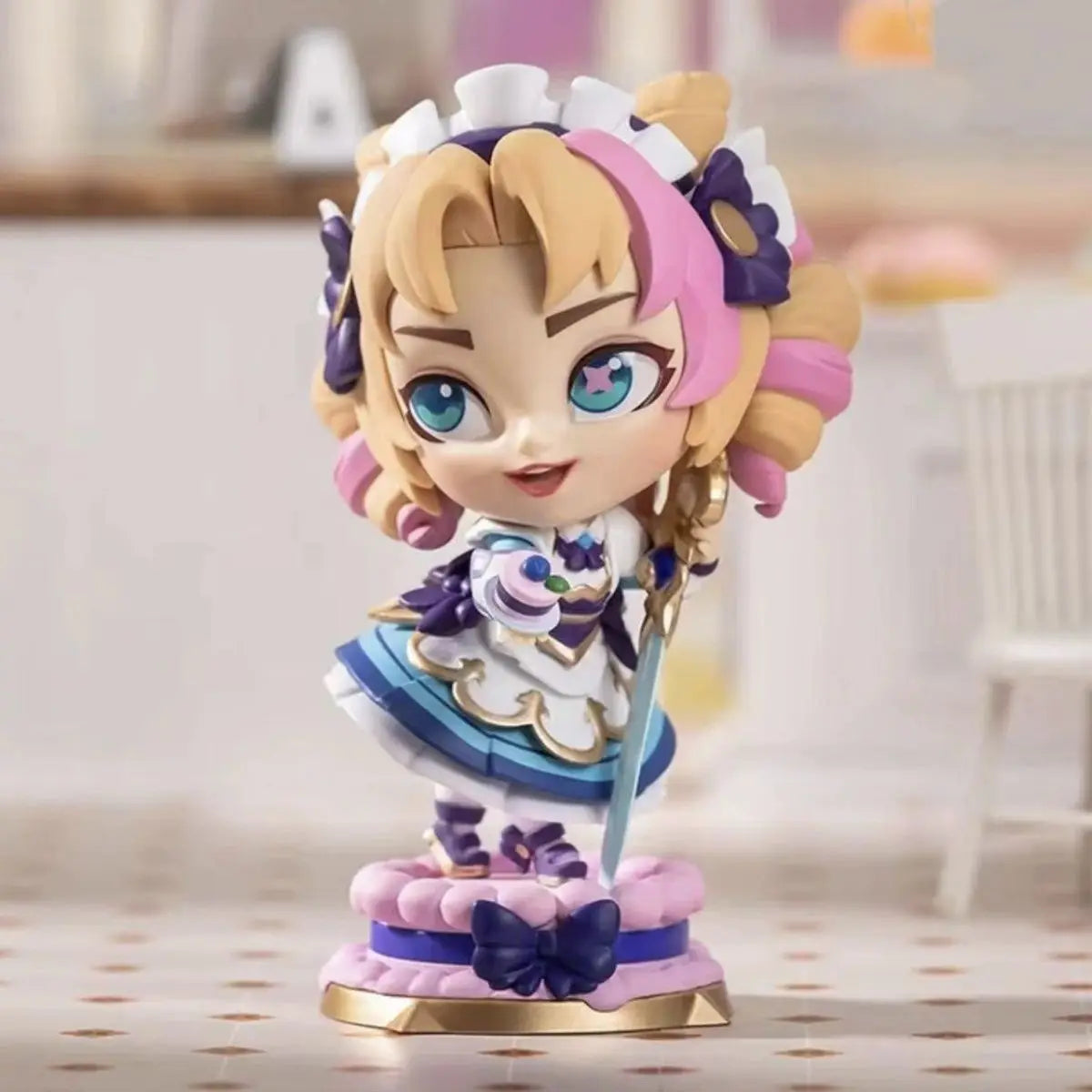 Original League of Legends Animation Game Peripheral Toys Jinx Teemo Poppy Vi Anime Action Model Figures Ornament Collection