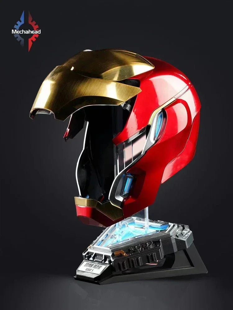 1:1 Iron Man Mk50 Mk17helmet Wearable Voice-Activated Deformation Helmet Around Marvel Animation Derivatives Model Toy Gift