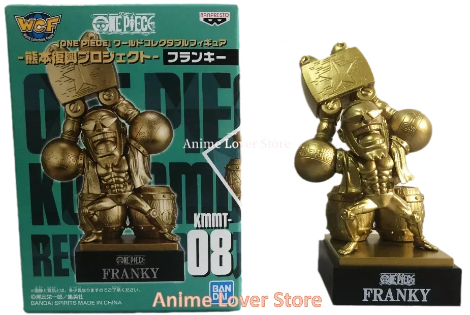 Bandai Original One Piece WCF Kumamoto Revival Plan Luffy Zoro Sanji Nami Usopp Robin Jinbe Chopper Anime Figures Toys for Kids
