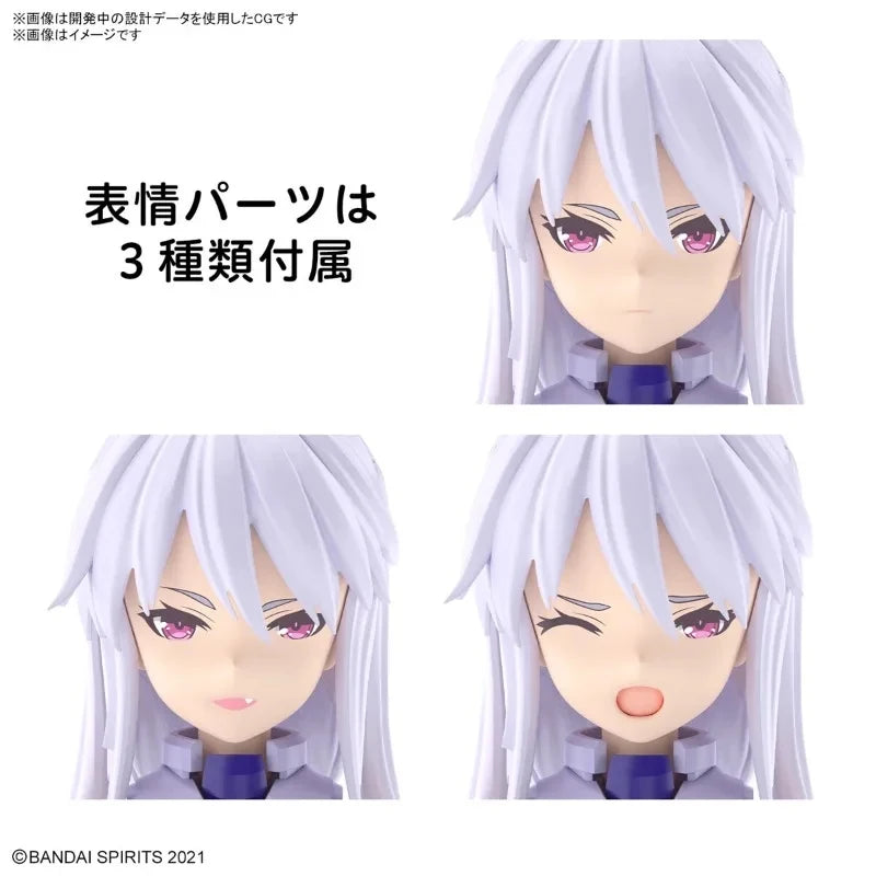 Bandai Original Genuine 30 Minutes Sisters Yufia Eliene Stipla Laranel Siana Farina Neverlia Rishetta Palyton Models Toy Figures