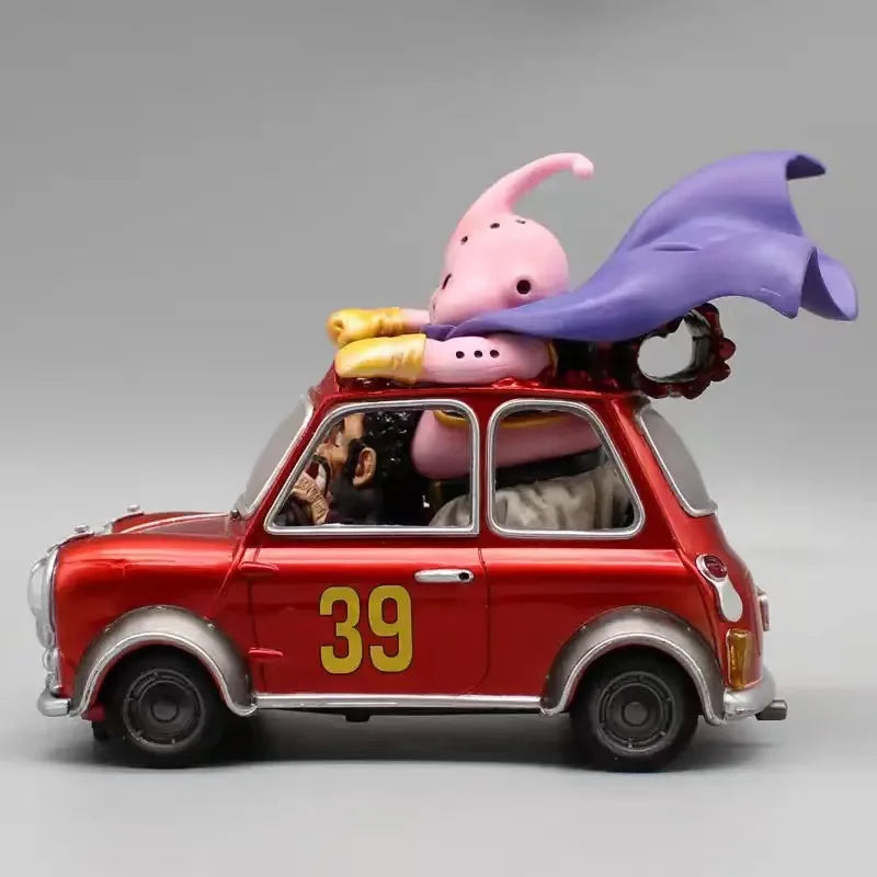 14cm Anime Dragon Ball Z Fat Buu Figures Majin Buu Figurine Mr. Satan Drive Car Pvc Statue Collectible Model Decoration Toy Gift