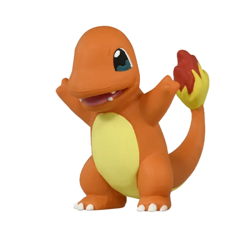TOMY WCT Super Cute Pokemon Figures Kawaii Pikachu Piplup Vulpix Meowth Cubone Marshadow Axew Keldeo Mini 4cm Children toys