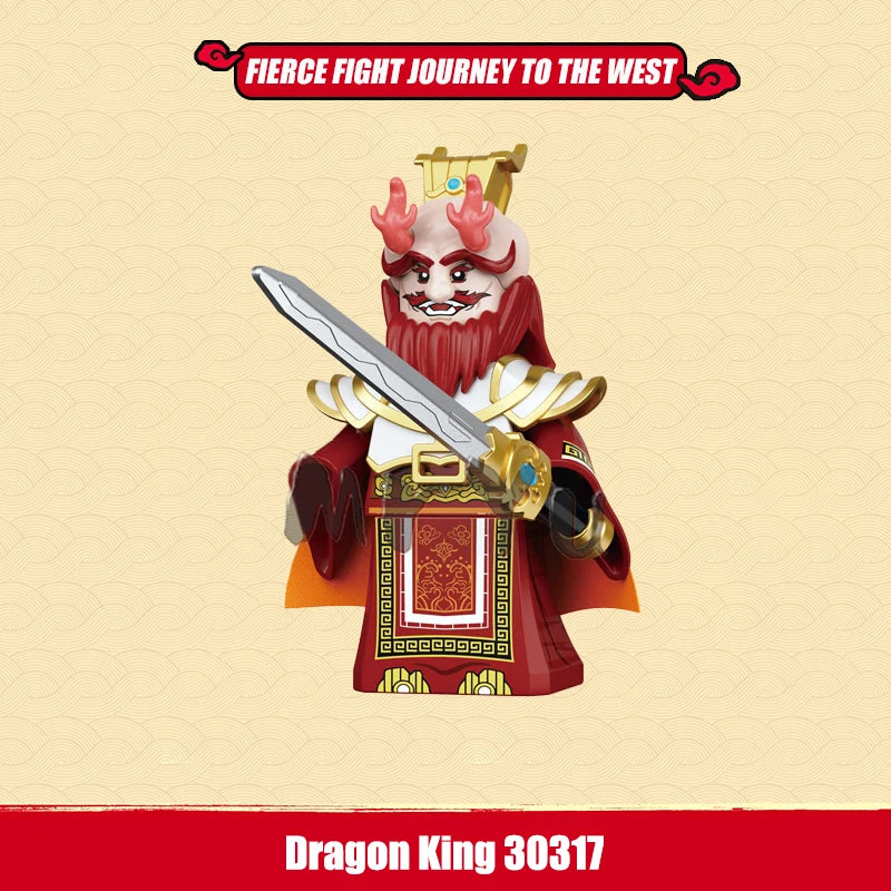 New Journey To Thewest Chinese Movie Anime DIY Mini Figures Weapons Model Building Blocks Kids Toys Gifts For Boys Girls Juguete
