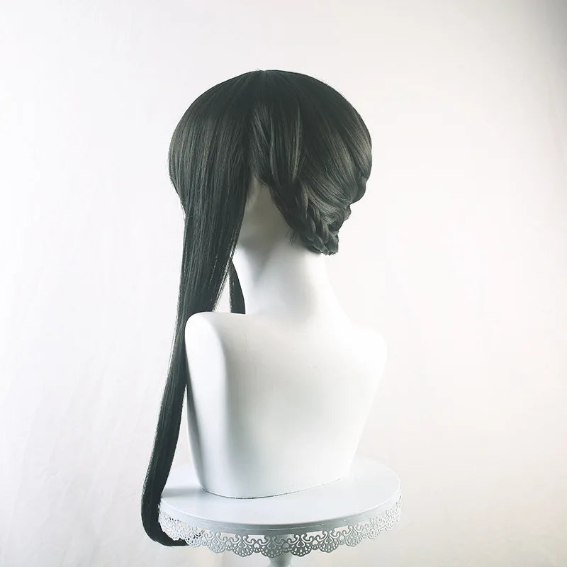 Synthetic Cosplay Wig Inspired By Spy Agent Heroine - Updo Style Fiber Wigs for Costume Party, Anime Roleplay, Halloween, Women
