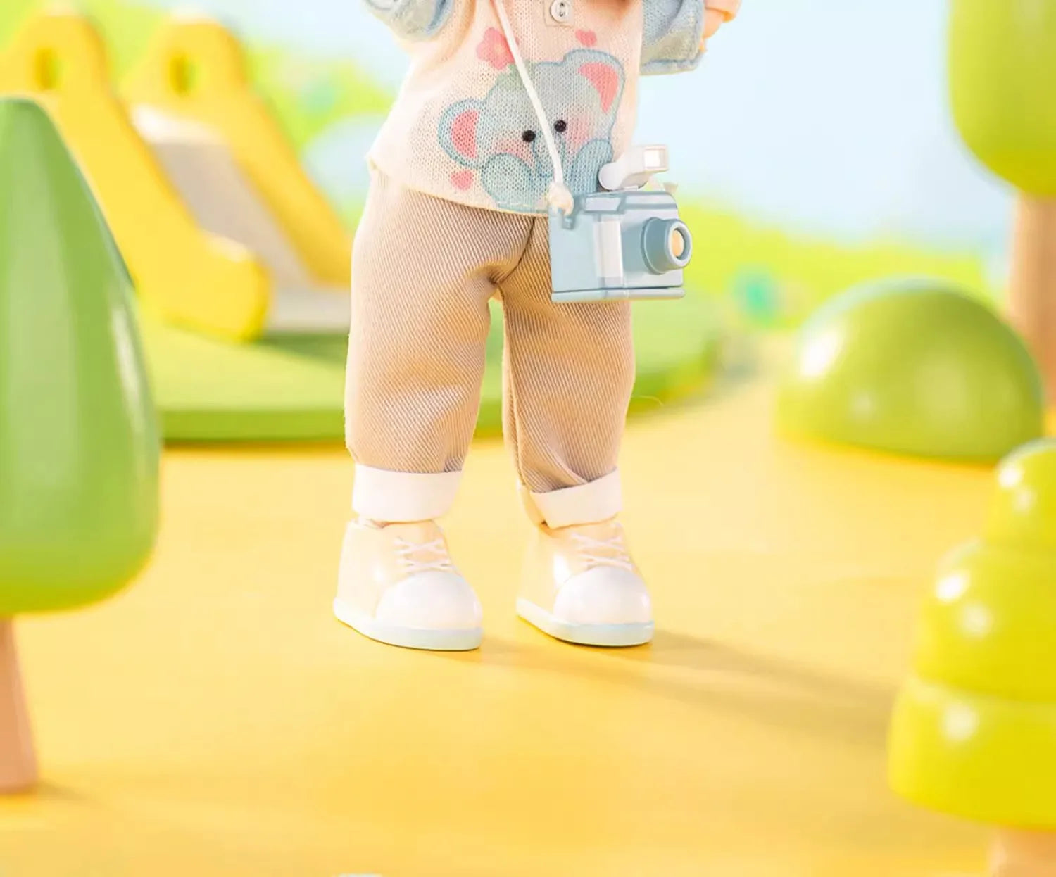 In stock PEETSOON Garden Party Series Ob11 1/12 Bjd 16cm  Cute Action Figure Toys Kawaii Anime Figures  Dolls Toy Gift