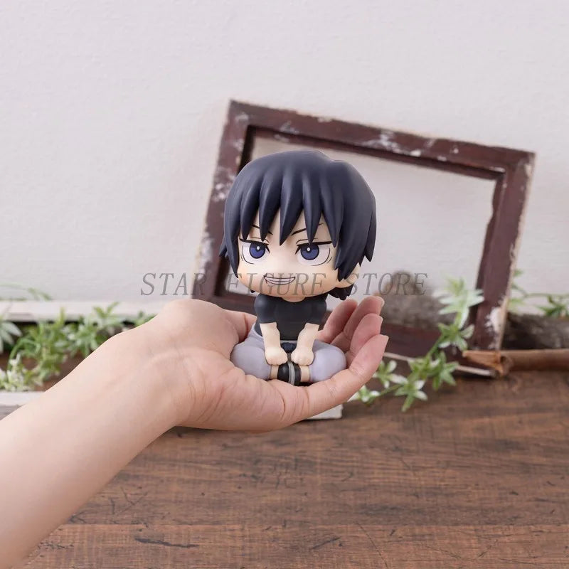 10cm Jujutsu Kaisen Action Figure Look Up Satoru Gojo Geto Suguru Figures Model Toys Q Version Anime LK Figurine PVC Collection