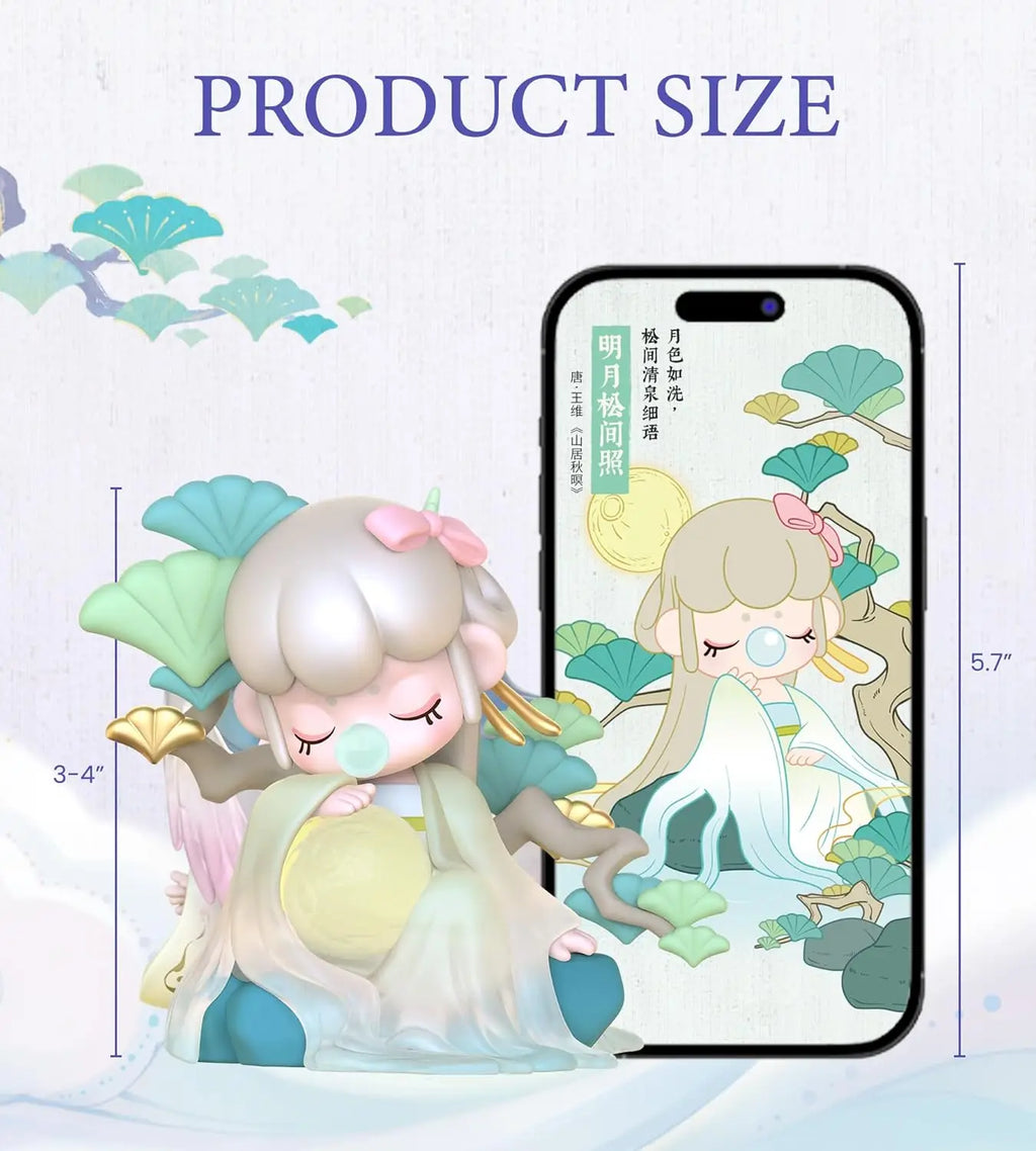 Robotime Rolife Nanci Poetic Beauty Blind Box Action Figures Doll Toys Surprise Box Lady Toys - ZPXX0