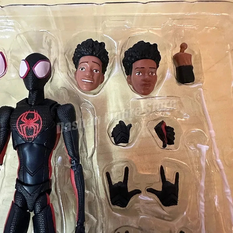 SHF Miguel O'Hara Miles Gwen Action Figure PVC Movable Collection Across the Spider-Verse Figures Superhero CT O Hara Model Toys